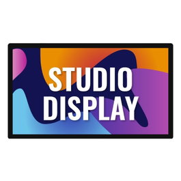 Apple Studio Display 27" - Pantalla Retina 5K, 5120x2880, 600 nits, P3, Cristal Nanotexturizado, Cámara 12MP, Altavoces 6, Thunderbolt 3